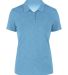 Anetik WPBRZS1 Women's Breeze Tech Polo in Bahama heathered front view