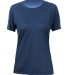Anetik WSBRZS0 Women's Breeze Tech T-Shirt in Navy heathered front view