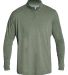 Anetik MVQTRL9 Low Pro Quarter-Zip in Dark olive heathered front view
