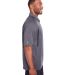 Holloway 222530 Two-Tone Avenger Polo in Graphite/ black side view