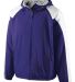 Holloway 229111 Homefield Hooded Jacket in Purple/ white front view