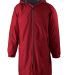 Holloway 229162 Conquest Hooded Jacket in Scarlet front view
