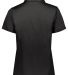 Holloway 222776 Women's Prism Bold Polo in Black/ carbon back view