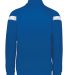 Holloway 229579 Limitless Full-Zip Jacket in Royal/ white/ royal back view