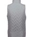 Holloway 229713 Women's Repreve® Eco Quilted Vest in Tundra haze print back view