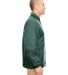 8944 UltraClub® Adult Nylon Coaches Jacket  FOREST GREEN side view