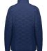 Holloway 229716 Women's Repreve® Eco Quilted Jack in Navy back view