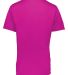 Holloway 222819 Youth Momentum T-Shirt in Power pink back view