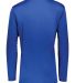 Holloway 222823 Youth Momentum Long Sleeve T-Shirt in Royal back view