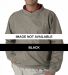 8947 UltraClub® Adult Nylon Pull-Over Windshirt  Black front view