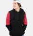Holloway 222581 All-American Team Fleece Colorblocked Hooded Sweatshirt Catalog catalog view