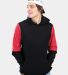Holloway 222681 Youth All-American Team Fleece Colorblocked Hooded Sweatshirt Catalog catalog view
