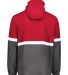 Holloway 229587 Turnabout Reversible Hooded Jacket in Scarlet/ carbon back view