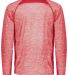 Holloway 222570 Electrify CoolCore® Long Sleeve T in Scarlet heather back view