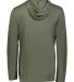 Holloway 222577 Repreve® Eco Hooded Sweatshirt in Olive heather back view