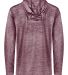 Holloway 222589 Electrify CoolCore® Hooded Pullov in Maroon heather back view