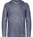 Holloway 222589 Electrify CoolCore® Hooded Pullov in Navy heather front view