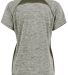Holloway 222771 Women's Electrify CoolCore® V-Nec in Dark green heather back view