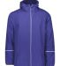 Holloway 229582 Packable Hooded Jacket in Purple front view