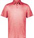 Holloway 222572 Electrify CoolCore® Polo in Scarlet heather front view