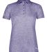Holloway 222772 Women's Electrify CoolCore® Polo in Purple heather front view