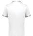 Holloway 222518 CoolCore® Polo in White/ black back view