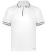 Holloway 222518 CoolCore® Polo in White/ black front view