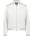 Holloway 223747 Women's V-Street Full-Zip Jacket in White/ athletic heather front view