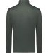 Holloway 222240 Youth CoolCore® Quarter-Zip Pullo in Iron back view