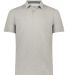 Holloway 223554 Eco Revive™ Ventura Soft Knit Po in Grey heather front view
