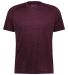 Holloway 222554 Eco Revive™ All-Pro T-Shirt in Maroon heather front view