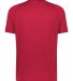 Holloway 222554 Eco Revive™ All-Pro T-Shirt in Scarlet heather back view