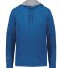 Holloway 223780 Women's All-Pro Performance Fleece in Royal heather/ silver front view
