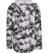 MV Sport W17122 Women's Angel Terry Nora Pullover in Greyscale tie dye back view
