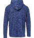MV Sport 21456 Loco Mineral Wash Hooded Long Sleev in Navy mineral wash back view