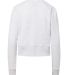 MV Sport W22106 Women's Romi Cloud Fleece Crop Cre in Ash back view