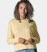 MV Sport W22106 Women's Romi Cloud Fleece Crop Crewneck Sweatshirt Catalog catalog view