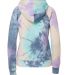 MV Sport W20150 Women's Stockton Angel Fleece Full in Pastel tie dye back view