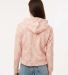 MV Sport W24105 Women's Maddie Floral Print Hooded in Cameo pink back view