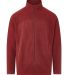 MV Sport 24138 Whisper Fleece™ Full-Zip Jacket in Cinnamon front view