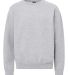 MV Sport 23154Y Youth Buddy Crewneck Sweatshirt in Heather grey front view