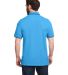 Nautica N17165 Deck Polo in Azure blue back view