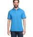 Nautica N17165 Deck Polo in Azure blue front view