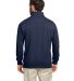 Nautica N17176 Anchor Fleece Quarter-Zip Sweatshir in Navy back view