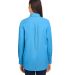 Nautica N17289 Women's Staysail Shirt in Azure blue back view