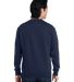 Nautica N17175 Anchor Fleece Crewneck Sweatshirt in Navy back view