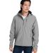 Nautica N17789 Wavestorm Hooded Soft Shell Jacket in Graphite front view