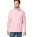 Nautica N17924 Saltwater Quarter-Zip Pullover in Sunset pink front view