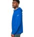 Nautica N17926 Stillwater Hooded Windbreaker in Royal side view