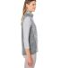 Nautica N17947 Women's Harbor Puffer Vest in Graphite/ graphite heather side view